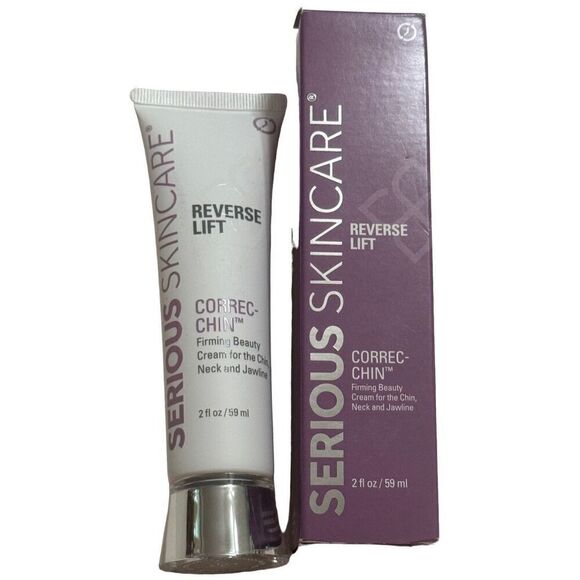 SERIOUS SKINCARE REVERSE LIFT CORREC-CHIN CREAM (Full Size/2oz/NIB)Sealed - Picture 3 of 6